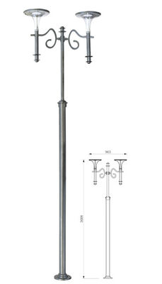 Energy Saving Solar Powered Lawn Lights , 5w Solar Led Garden Lamp Super Brightness